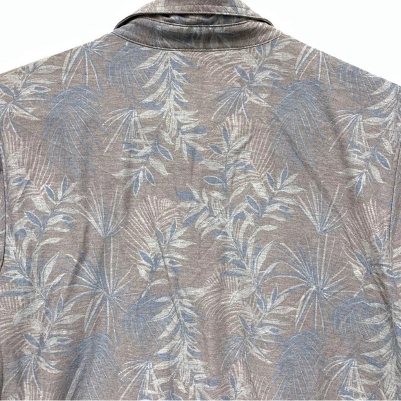 New! Travis Mathew Golf Polo Shirt Blue Patio Time Tropical Men's XL NWT - Picture 3 of 10